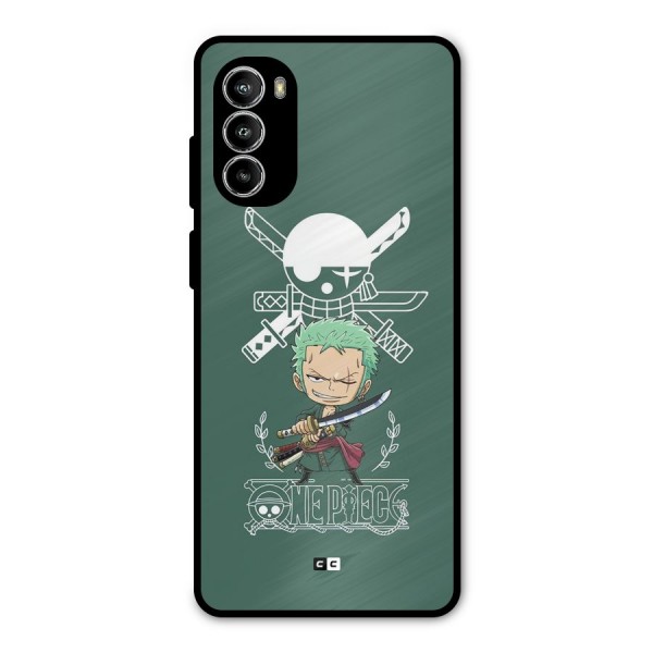 Hunter Zoro Sword Metal Back Case for Moto G82