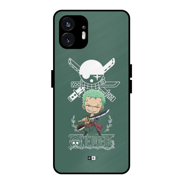 Hunter Zoro Sword Metal Back Case for Nothing Phone 2