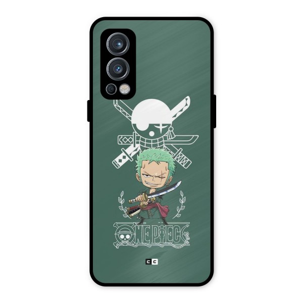 Hunter Zoro Sword Metal Back Case for OnePlus Nord 2 5G