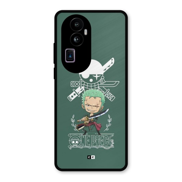 Hunter Zoro Sword Metal Back Case for Oppo Reno10 Pro Plus
