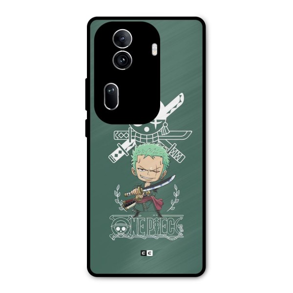 Hunter Zoro Sword Metal Back Case for Oppo Reno11 Pro 5G