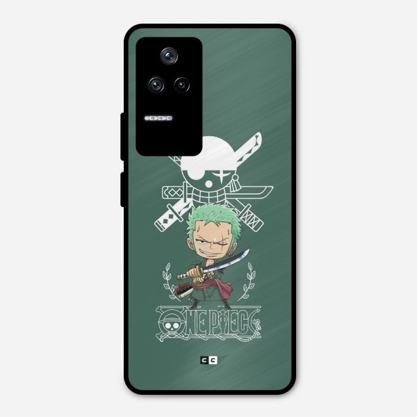 Hunter Zoro Sword Metal Back Case for Poco F4 5G