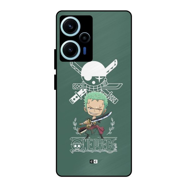 Hunter Zoro Sword Metal Back Case for Poco F5