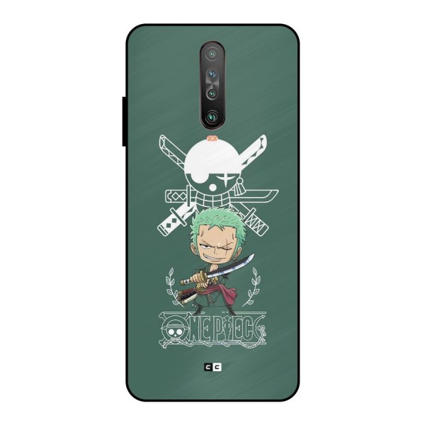 Hunter Zoro Sword Metal Back Case for Poco X2