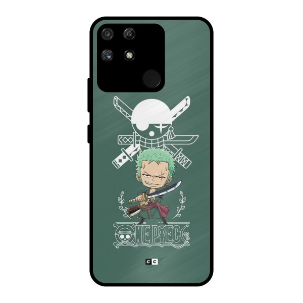 Hunter Zoro Sword Metal Back Case for Realme Narzo 50A