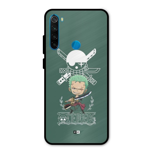 Hunter Zoro Sword Metal Back Case for Redmi Note 8