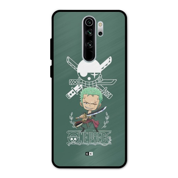 Hunter Zoro Sword Metal Back Case for Redmi Note 8 Pro