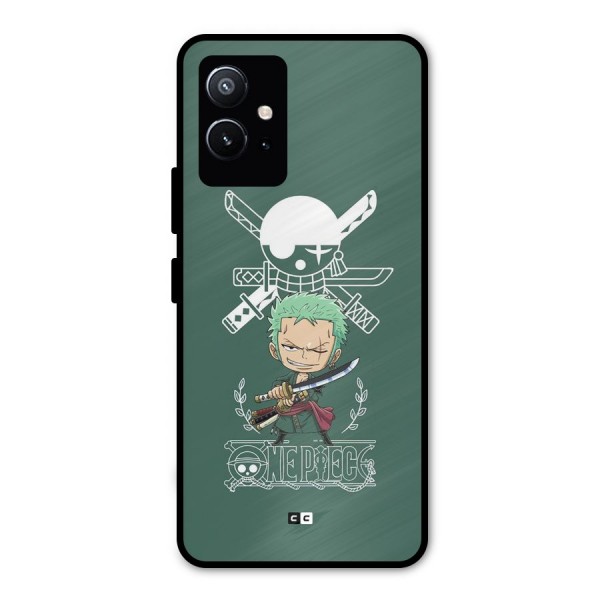 Hunter Zoro Sword Metal Back Case for Vivo T1 5G