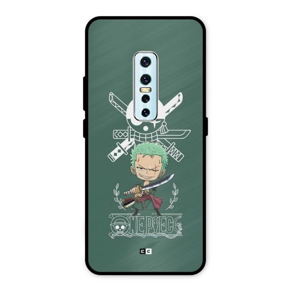 Hunter Zoro Sword Metal Back Case for Vivo V17 Pro