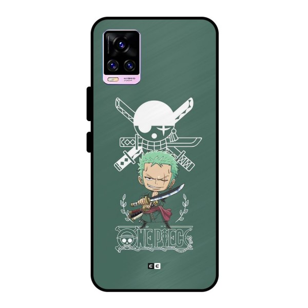 Hunter Zoro Sword Metal Back Case for Vivo V20 Pro