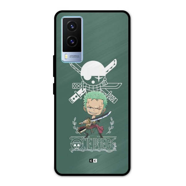 Hunter Zoro Sword Metal Back Case for Vivo V21e 5G