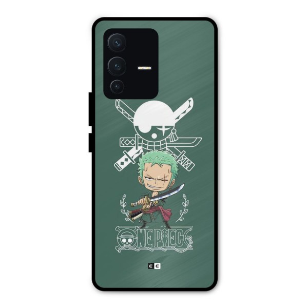 Hunter Zoro Sword Metal Back Case for Vivo V23 Pro