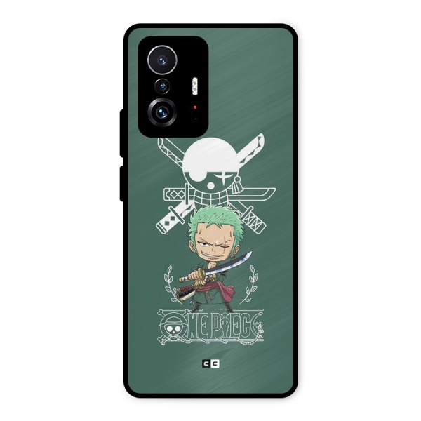 Hunter Zoro Sword Metal Back Case for Xiaomi 11T Pro