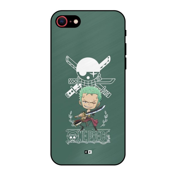 Hunter Zoro Sword Metal Back Case for iPhone 7