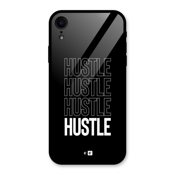 Hustle Hustle Hustle Glass Back Case for iPhone XR