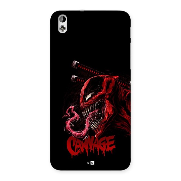 Hybrid Carnage Back Case for Desire 816