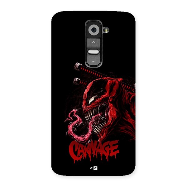 Hybrid Carnage Back Case for LG G2