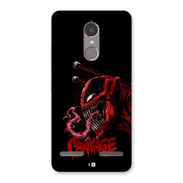 Hybrid Carnage Back Case for Lenovo K6 Power