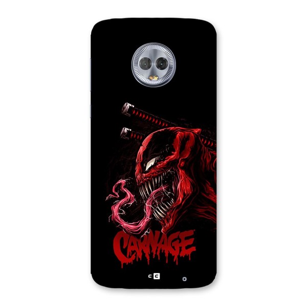 Hybrid Carnage Back Case for Moto G6 Plus