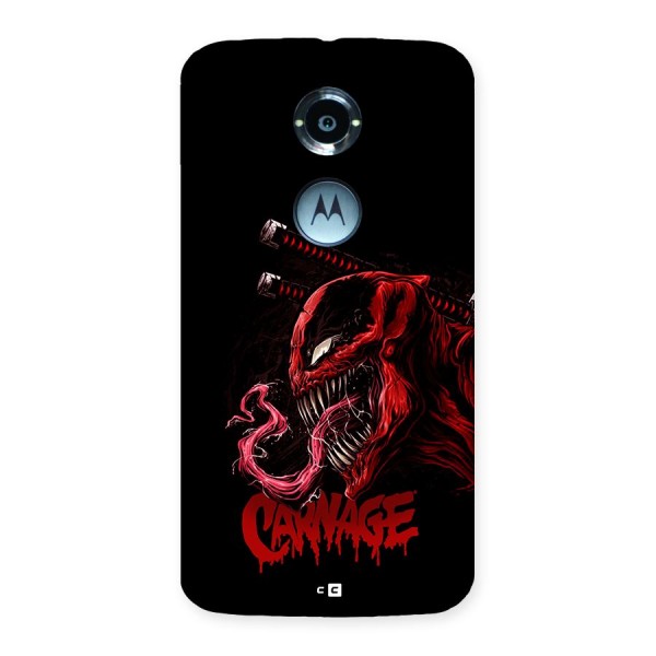 Hybrid Carnage Back Case for Moto X2