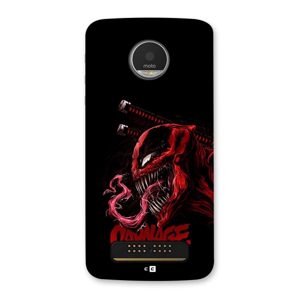 Hybrid Carnage Back Case for Moto Z Play