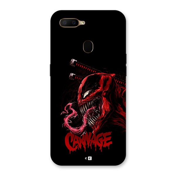 Hybrid Carnage Back Case for Oppo A5s