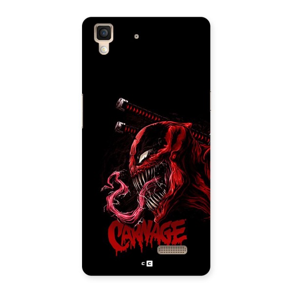 Hybrid Carnage Back Case for Oppo R7