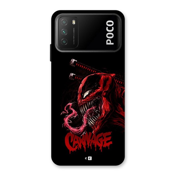 Hybrid Carnage Back Case for Poco M3