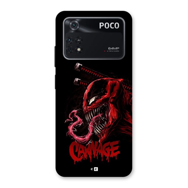 Hybrid Carnage Back Case for Poco M4 Pro 4G
