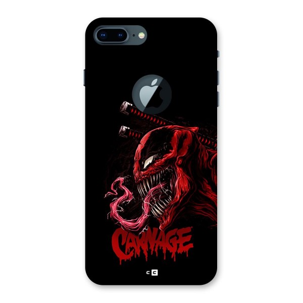 Hybrid Carnage Back Case for iPhone 7 Plus Logo Cut