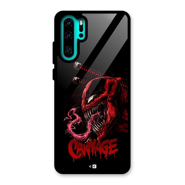 Hybrid Carnage Glass Back Case for Huawei P30 Pro