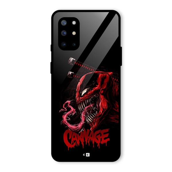 Hybrid Carnage Glass Back Case for OnePlus 8T