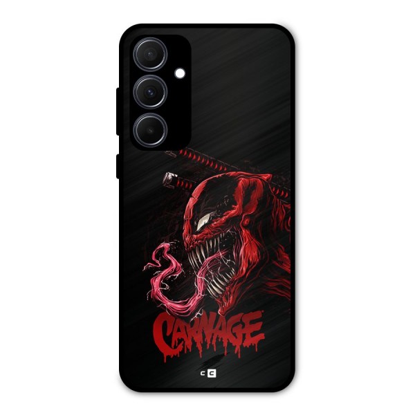 Hybrid Carnage Metal Back Case for Galaxy A35