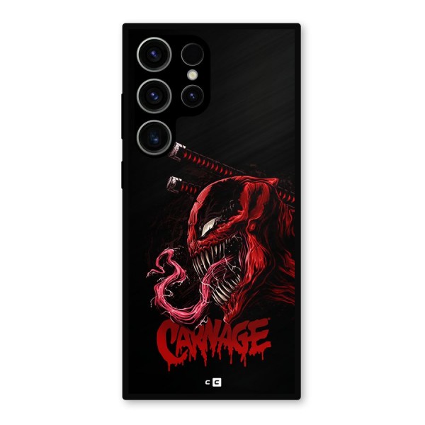Hybrid Carnage Metal Back Case for Galaxy S23 Ultra