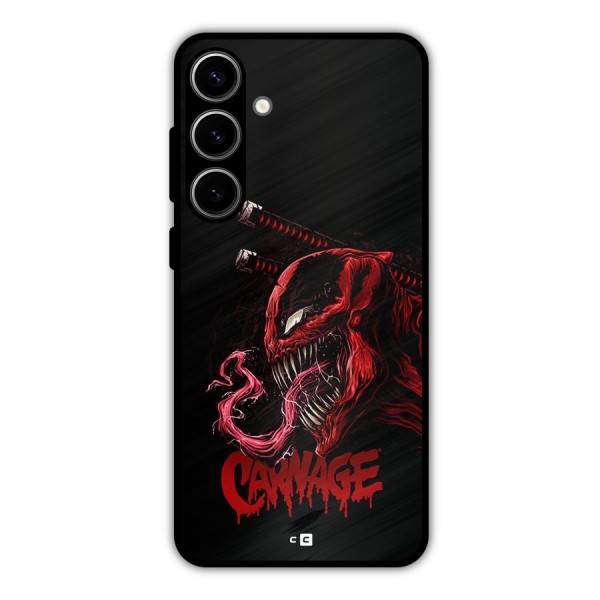 Hybrid Carnage Metal Back Case for Galaxy S24 Plus