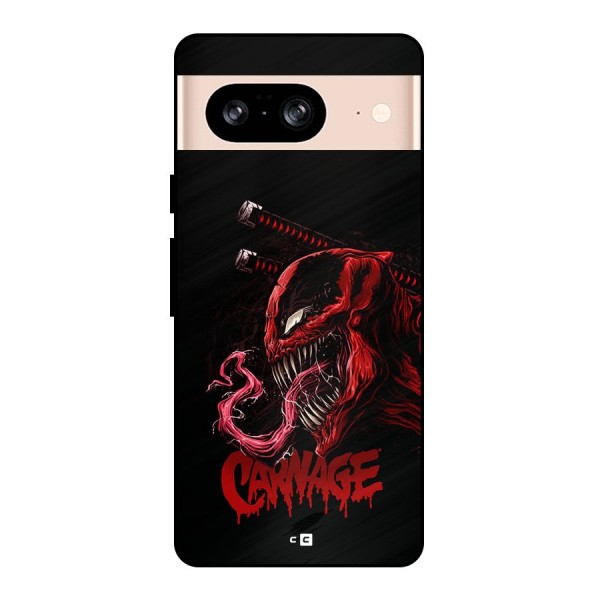 Hybrid Carnage Metal Back Case for Google Pixel 8