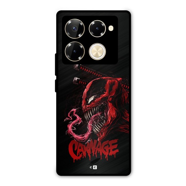 Hybrid Carnage Metal Back Case for Infinix Note 40 Pro