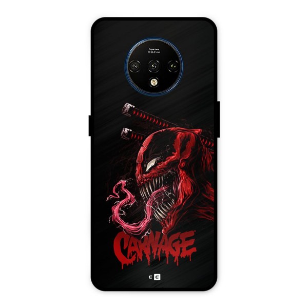 Hybrid Carnage Metal Back Case for OnePlus 7T