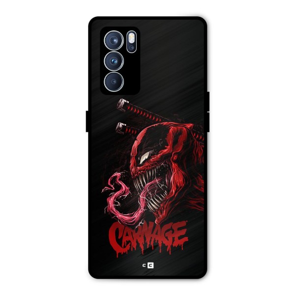Hybrid Carnage Metal Back Case for Oppo Reno6 Pro 5G