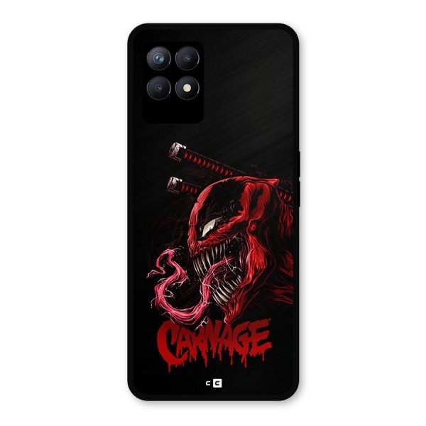 Hybrid Carnage Metal Back Case for Realme 8i