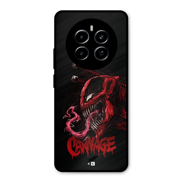Hybrid Carnage Metal Back Case for Realme P1
