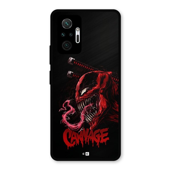 Hybrid Carnage Metal Back Case for Redmi Note 10 Pro