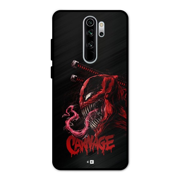 Hybrid Carnage Metal Back Case for Redmi Note 8 Pro
