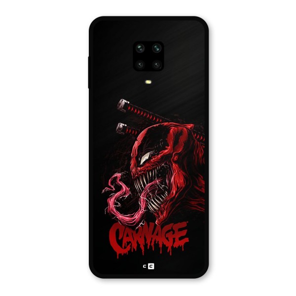 Hybrid Carnage Metal Back Case for Redmi Note 9 Pro Max