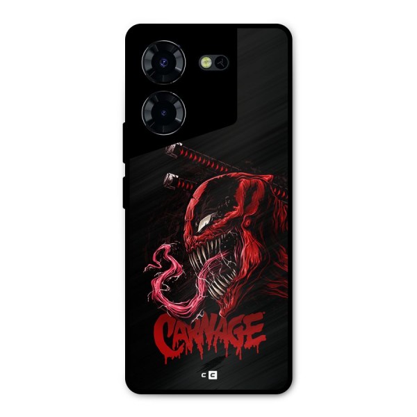 Hybrid Carnage Metal Back Case for Tecno Pova 5 Pro 5G
