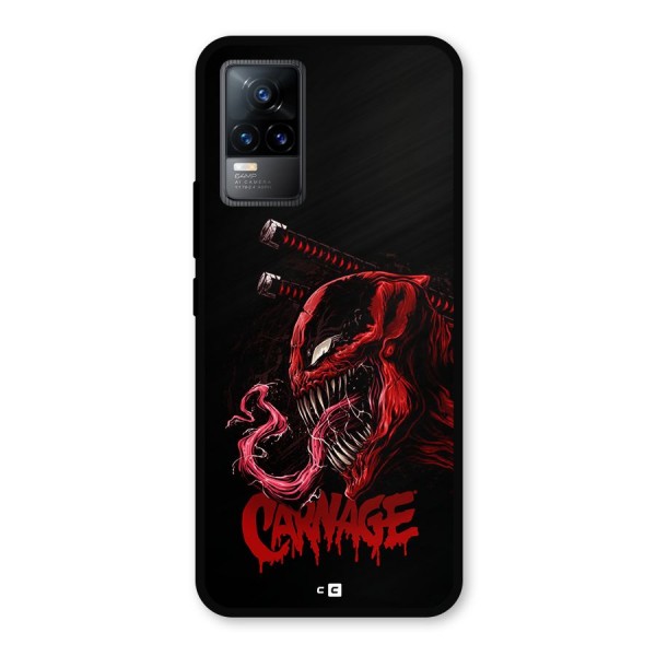Hybrid Carnage Metal Back Case for Vivo Y73