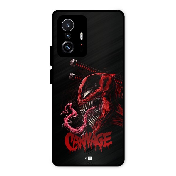 Hybrid Carnage Metal Back Case for Xiaomi 11T Pro