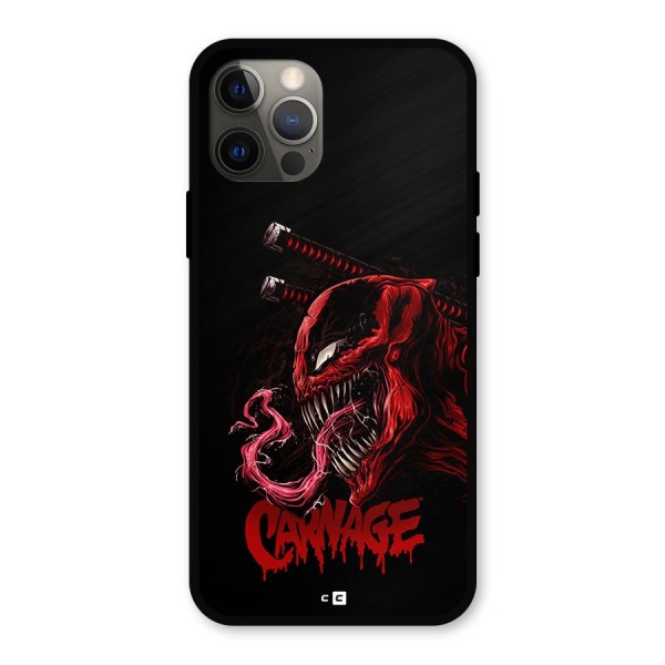 Hybrid Carnage Metal Back Case for iPhone 12 Pro