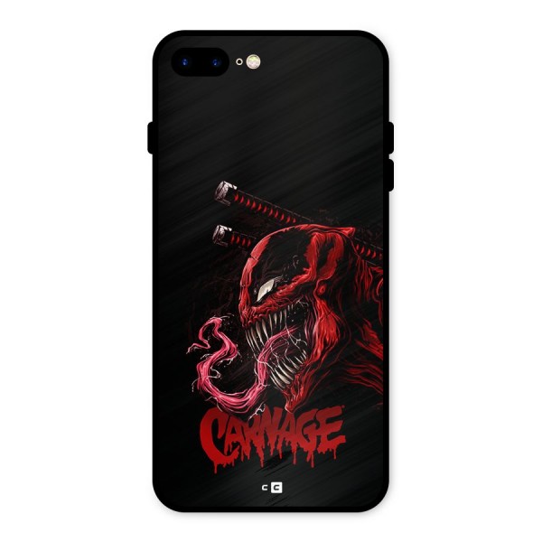 Hybrid Carnage Metal Back Case for iPhone 7 Plus
