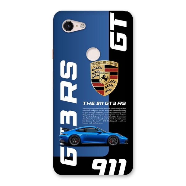 Hyper Car Back Case for Google Pixel 3 XL